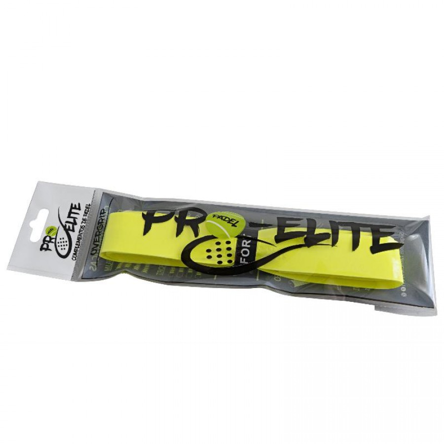 Grip Pro Elite Confort Eva Liso Amarillo Fluor 1 Unidad  Oferta + Barato