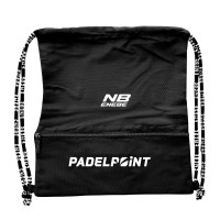 Saco de ginástica Enebe Padelpoint Negro PADELPOINT Saco de ginástica Enebe Padelpoint Negro