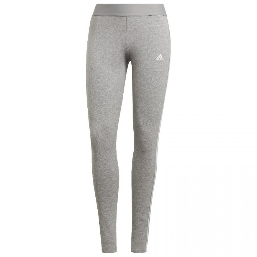 Adidas 3 Stripes Leggings Grey White  Offer + Cheap