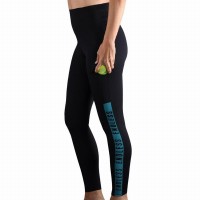 Mallas Endless Syncro Negro Petroleo  Oferta + Barato