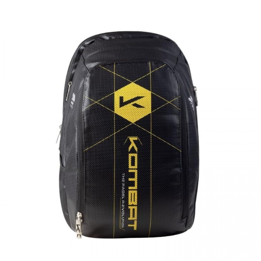 Mochila Kombat Manu Martin Osorno Negro Amarillo  Oferta + Barato
