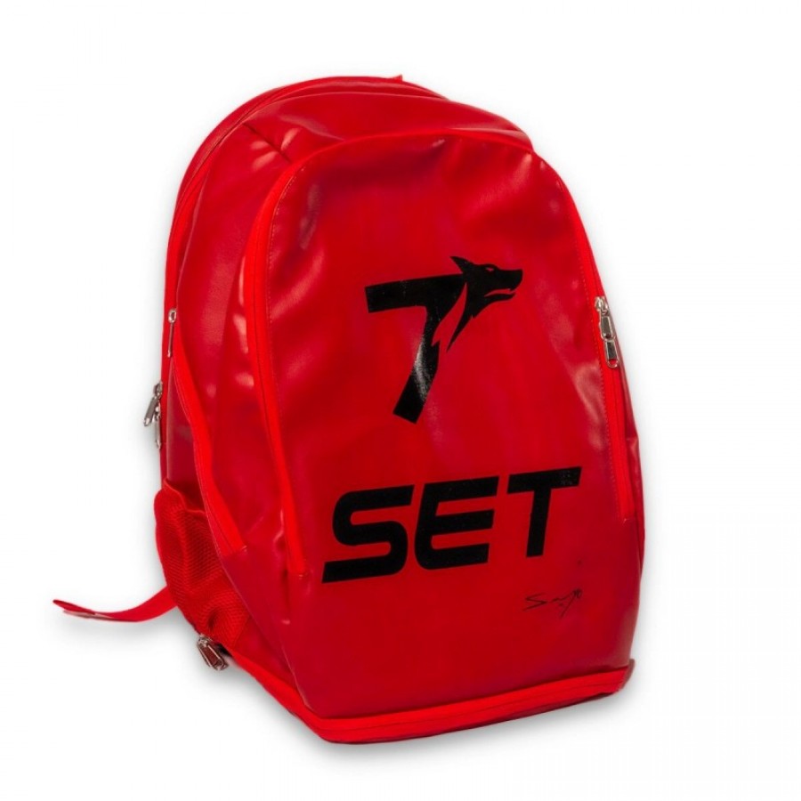 Conjunto Mochila Sanyo Rojo  Oferta + Barato