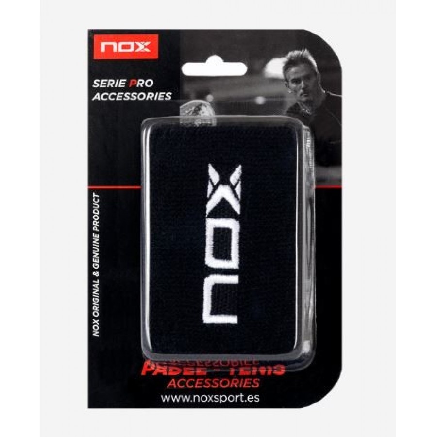 Nox Pulseira Preta Logo Branca 2 Unidades  Oferta + Barato