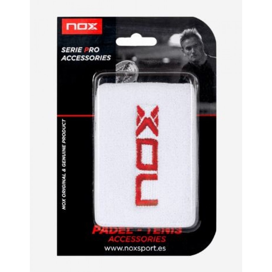 Nox Branco Logo Pulseiras Vermelhas 2 Unidades  Oferta + Barato