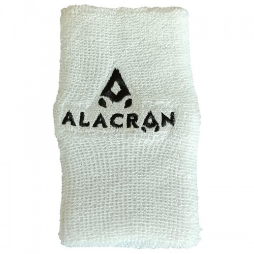 Wide Scorpion Wristband White Black