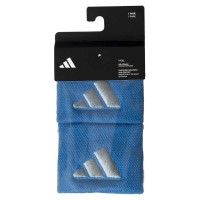 Adidas Short Blue Gray Wristbands 2 Units PADELPOINT Adidas Short Blue Gray Wristbands 2 Units