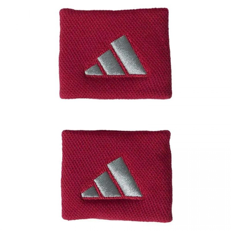 Adidas Short Red Gray Wristbands 2 Units  Offer + Cheap