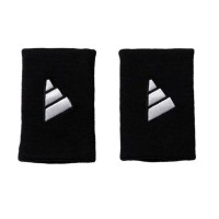 Pulseiras Adidas Longas Preto Branco 2 Unidades  Oferta + Barato