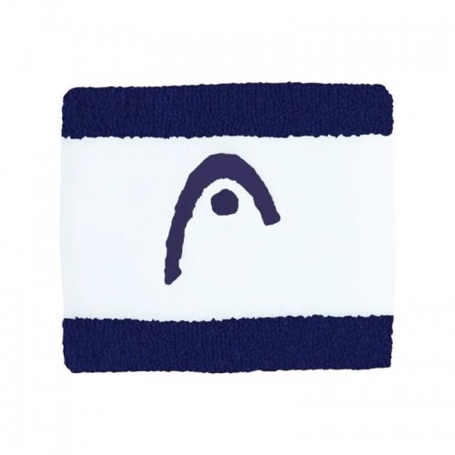 Head Striped 2.5 Navy Blue White Wristbands 2 Units