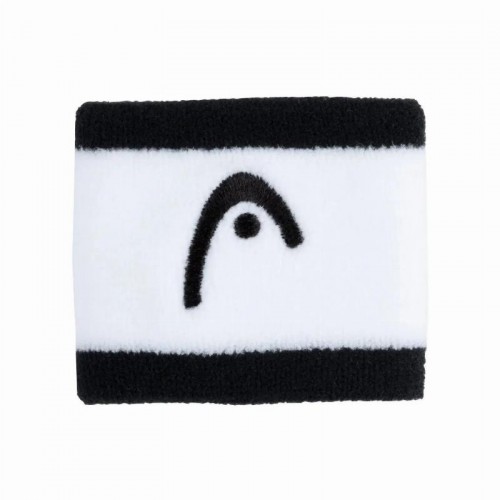 Head Striped 2.5 Black White Wristbands 2 Units