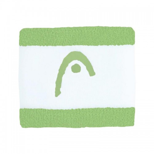 Head Striped 2.5 Green White Wristbands 2 Units