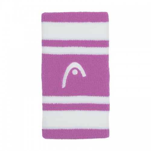 Head Striped 5 Purple White Wristbands 2 Units