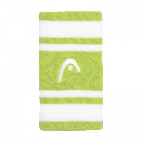 Head Striped 5 Lime White Wristbands 2 Units