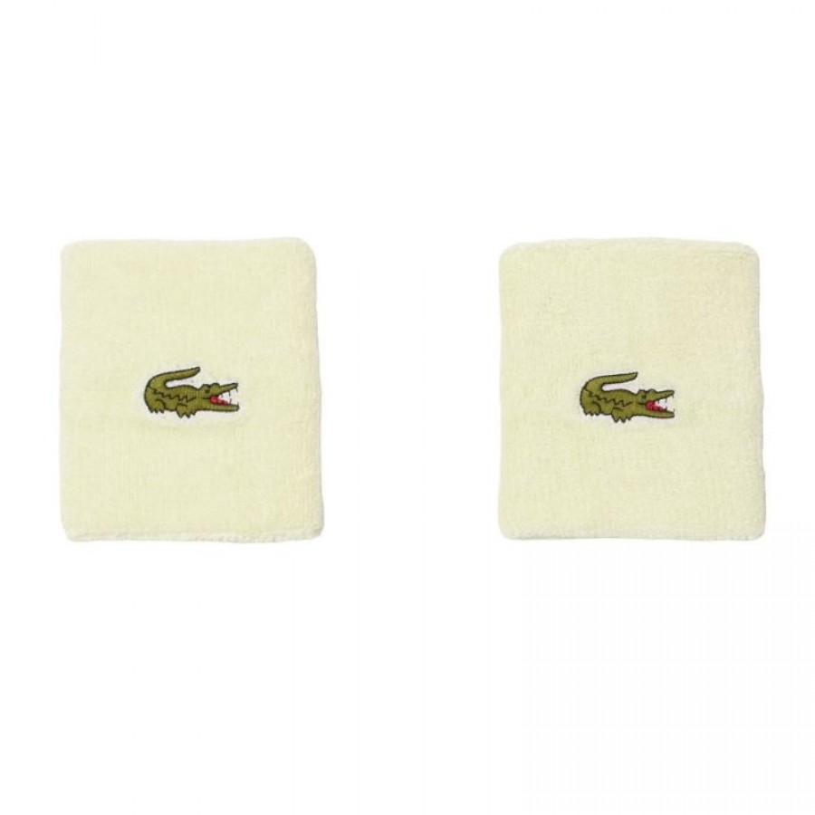 Lacoste Yellow Wristbands 2 Units  Offer + Cheap
