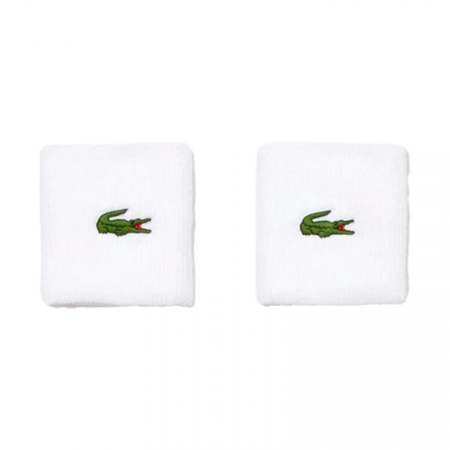Pulseiras brancas de lacoste 2 unidades  Oferta + Barato
