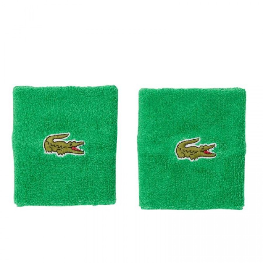 Lacoste Green Wristbands 2 Units  Offer + Cheap