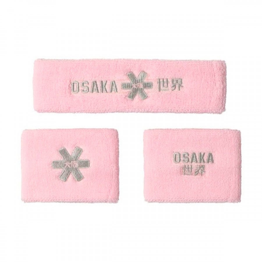 Osaka Wristbands Set 2.0 Pink Grey 2 Units  Offer + Cheap