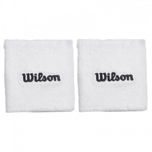 Wilson White Wristbands 2 Units