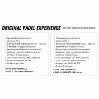 Experiência Original de Padel Abril-Setembro  Oferta + Barato