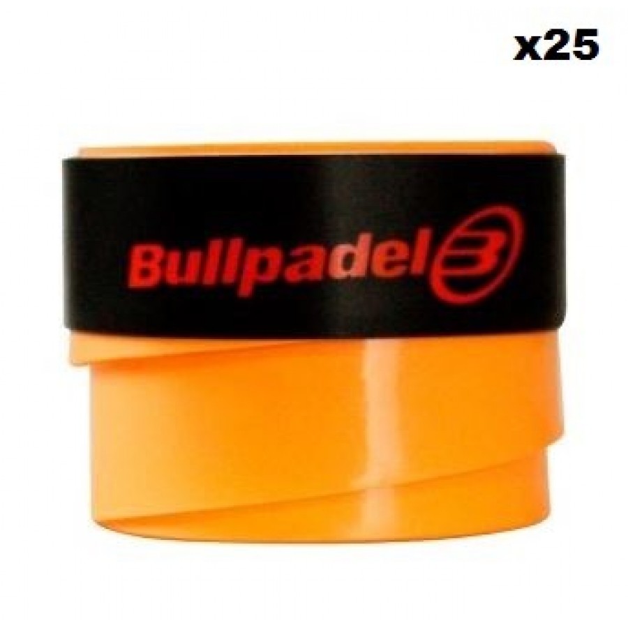 Overgrips Bullpadel Plain Orange 25 Units   Offer + Cheap