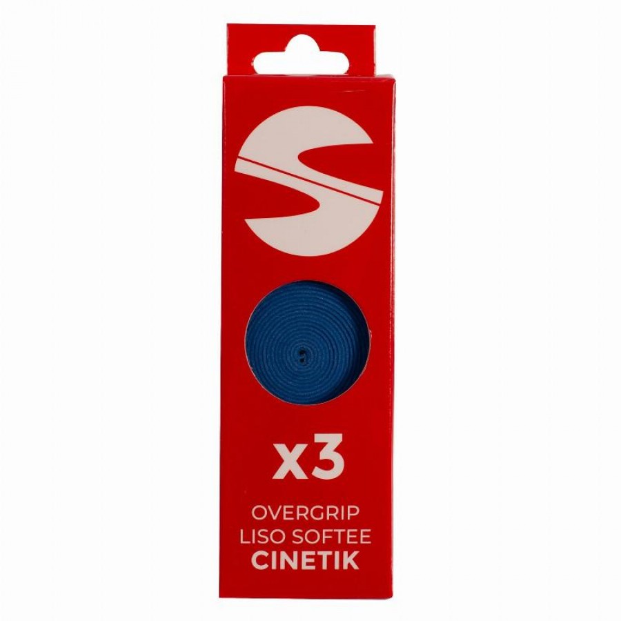 Softee Cinetik Smooth Blue Overgrips 3 unités
