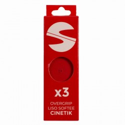 Softee Cinetik Smooth Red Overgrips 3 Unità