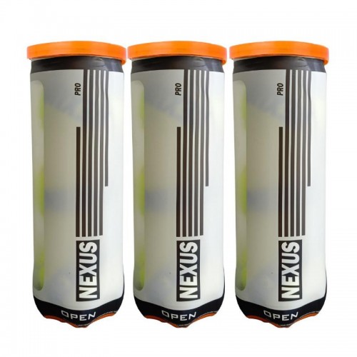 Pack 3 botes de Pelotas Nexus Open