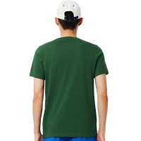Pack Lacoste Novak Djokovic T-Shirt Green and White Cap PADELPOINT Pack Lacoste Novak Djokovic T-Shirt Green and White Cap