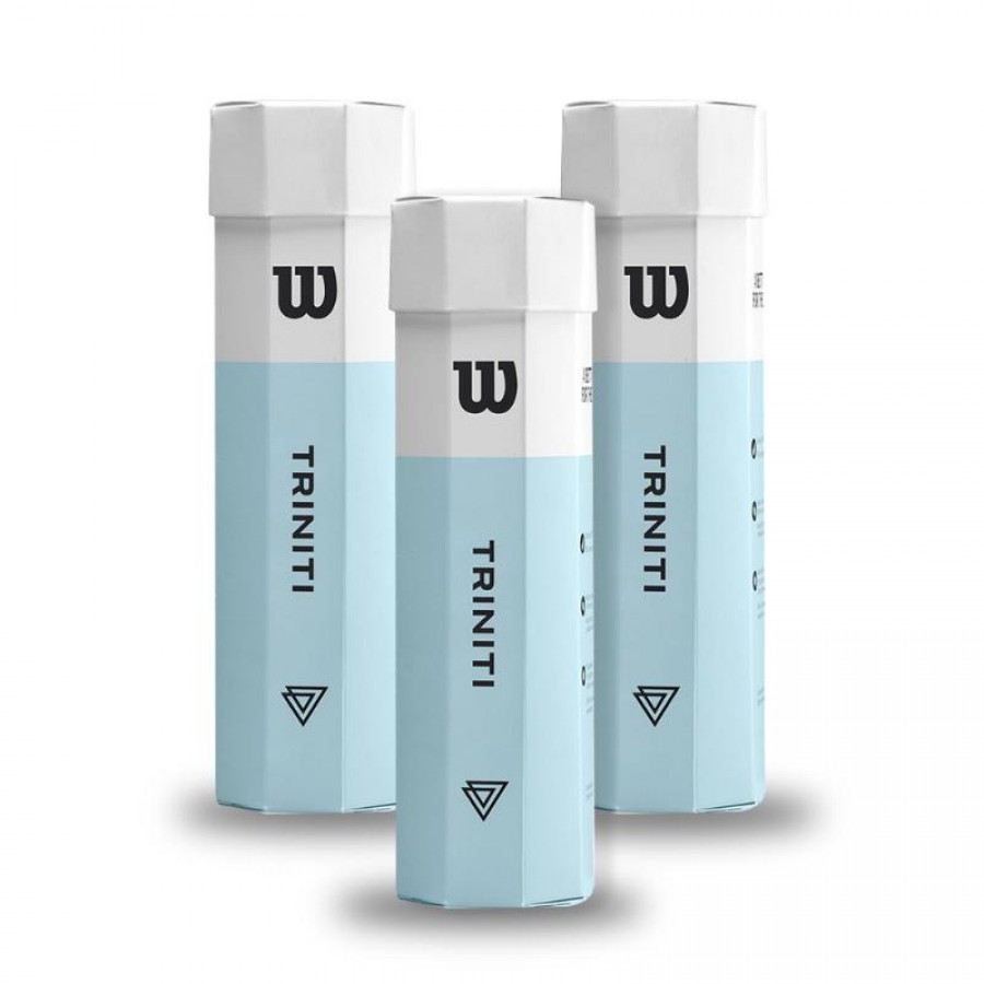 Pack de 3 bateaux de 4 granules Wilson Triniti  Offre - Pas cher