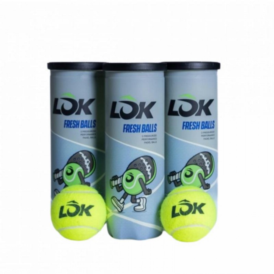 Pacote de 3 Latas de Bolas Lok Fresh  Oferta + Barato
