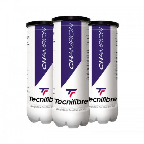 Pack de 3 Botes de Pelotas Tecnifibre Champion