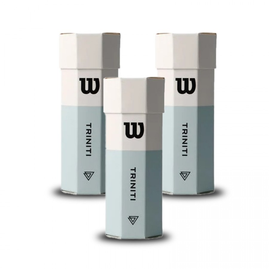 Pacote de 3 Garrafas de Bolas Wilson Triniti  Oferta + Barato
