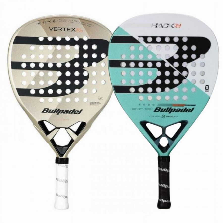 Pack Pala Bullpadel Vertex 04 Woman Junior 25 y Hack 04 Junior 25  Offer + Cheap