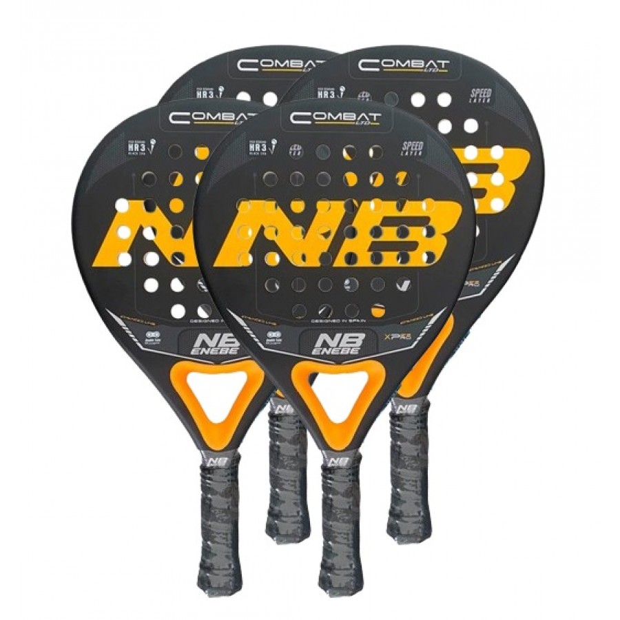 Pack Pala Enebe Combat Naranja x4  Oferta + Barato