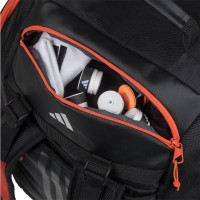 Sac de raquette Adidas Protour 3.3 Noir Orange PADELPOINT Sac de raquette Adidas Protour 3.3 Noir Orange