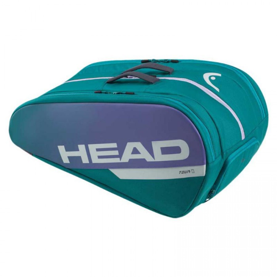 Head Tour Padel L Padel Bag Green Purple  Offer + Cheap