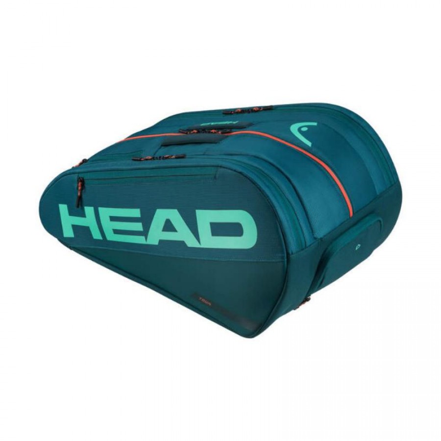 Head Tour Padel L Green Orange Padel Bag