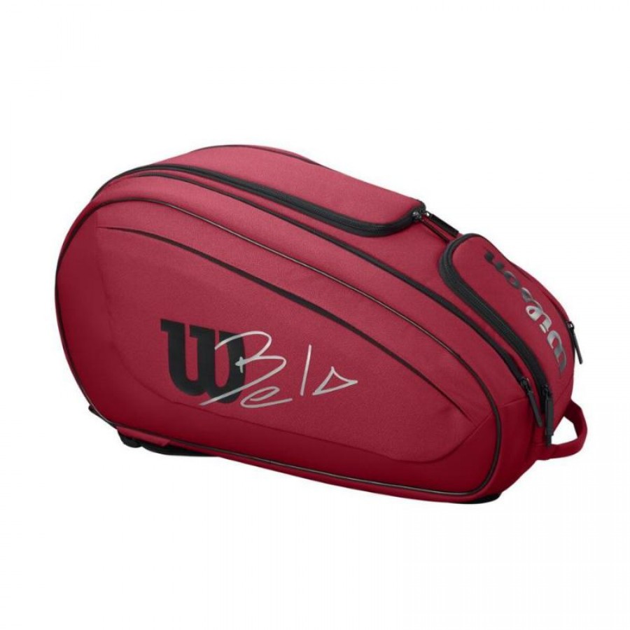 Paletero Wilson Bela Super Tour Padel Rojo PADELPOINT Paletero Wilson Bela Super Tour Padel Rojo