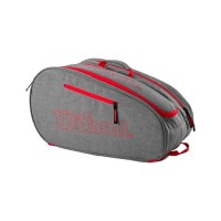 Wilson Team Racket Bag cinza vermelho  Oferta + Barato