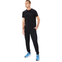 Calcas Asics Logo Preto Cinza  Oferta + Barato