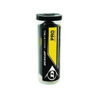 Dunlop Pro Double Point Yellow Squash Ball 3 Units  Offer + Cheap