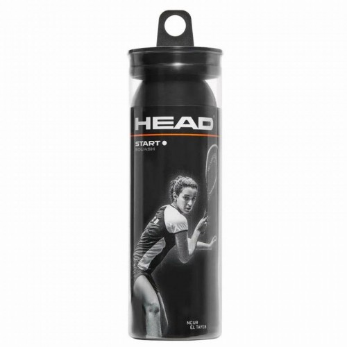 Head Start Squash Ball White Point 3 Units