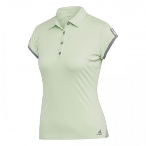 Polo Adidas Club 3 Stripes Green Grey
