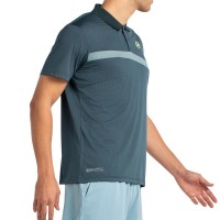 Bullpadel Polo Shirt Glow Dark Green Vigore