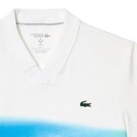 Polo Lacoste Daniil Medvedev Regular Blanc  Offre - Pas cher