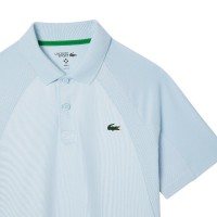 Polo Lacoste Daniil Medvedev Ultra Dry Azul Claro Verde  Offer + Cheap