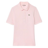 Polo Lacoste Piqué Rosa Feminino  Oferta + Barato