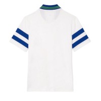 Lacoste Roland Garros Medvedev White Navy Polo Shirt  Offer + Cheap