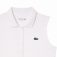 Polo Feminino Lacoste Ultra Dry Branco  Oferta + Barato