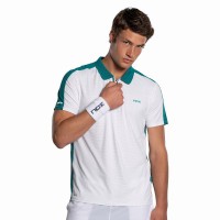 Polo Nox Pro Blanco Verde Ivy